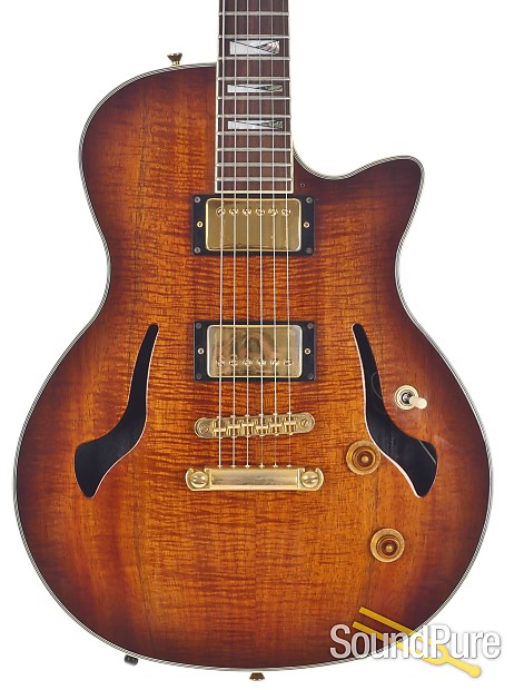 Alvarez semi hollow guitars top