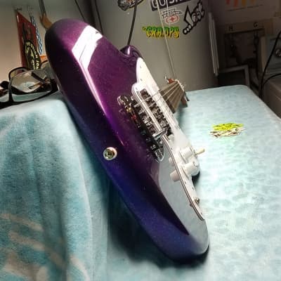 Fender Jazzmaster, Custom Plum Metal Flake + Hand Wound Pickups image 11
