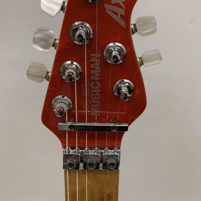 2000 Ernie Ball Music Man Axis Translucent Red image 5
