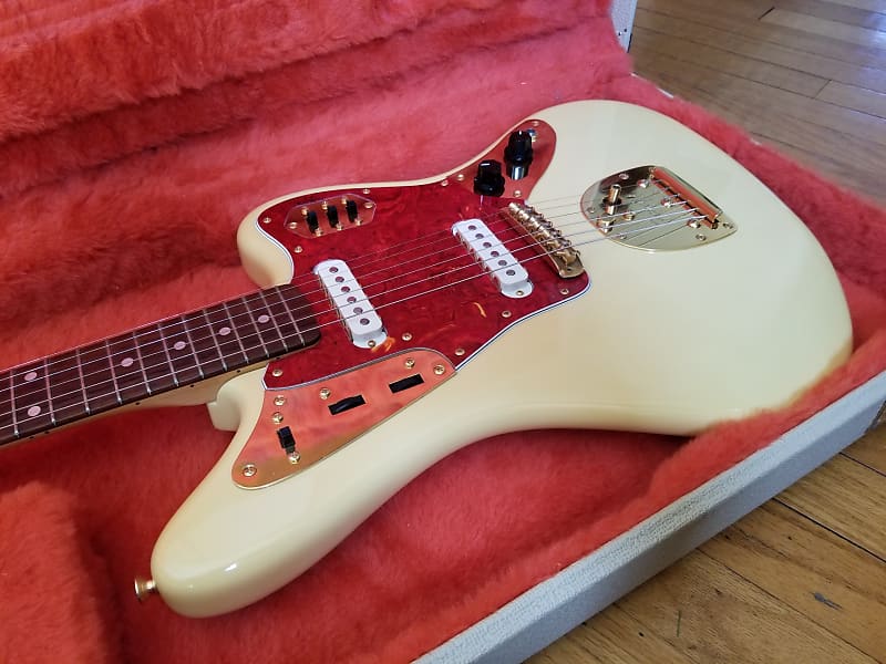 Fender Jaguar MIJ 1994 Blonde Limited Edition w/ Gold
