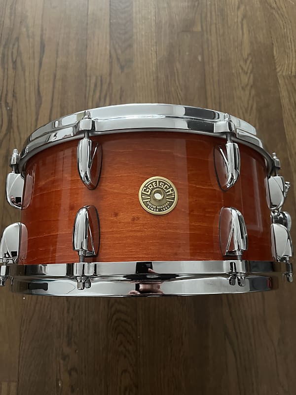 Gretsch 6.5x14 USA Custom Maple Snare Drum Burnt Orange
