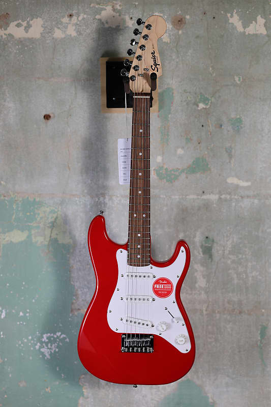 Mint Squier Mini Stratocaster V2 with Laurel Fretboard - Dakota Red image 1