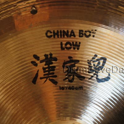 16" A series ZILDJIAN CHINA BOY LOW SIZZLE cymbal, BRILLIANT FINISH, 947g, BLOCK LETTER, DEMO VIDEO! image 4