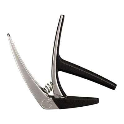 G7th Nashville Lightweight Spring-Loaded Steel String Capo Silver for sale