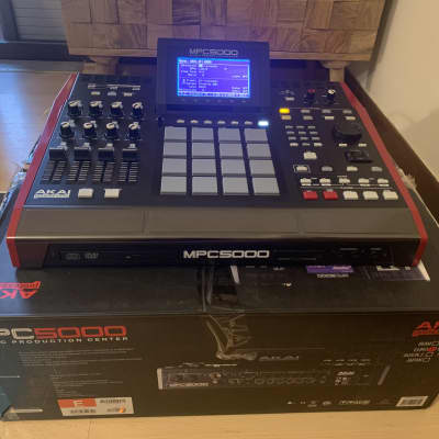 Akai MPC5000 Fully UPGRADED 192RAM+ CD/DVD + HD+ OS 2 + ORIGINAL BOX & MANUAL excellent conditions beautiful custom red sides image 4