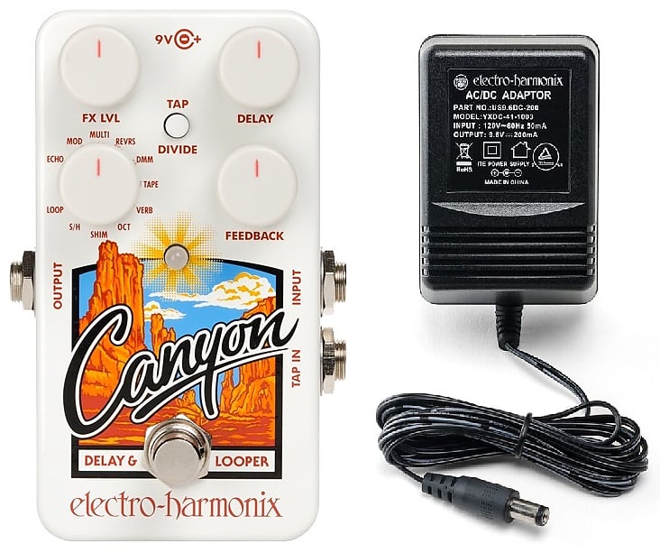 New Electro-Harmonix EHX Canyon Delay and Looper Guitar Pedal! image 1