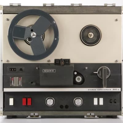 (真空管) SONY STEREO TAPE CORDER 500A Sony TC-500A Tapecorder - Going through basic functions
