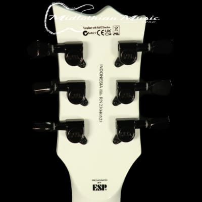 ESP LTD Eclipse EC-256 Electric Guitar - Snow White Gloss Finish image 8