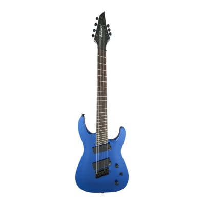 Jackson X Series Soloist Arch Top SLAT7 MS 7-String Electric Guitar with Laurel Fingerboard (Right-Handed, Metallic Blue) for sale