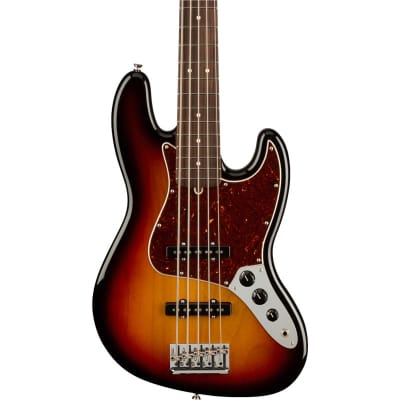 Fender American Professional II Jazz Bass V, Rosewood Fingerboard, 3 Tone Sunburst for sale