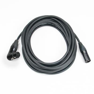 Elite Core CSM2 Stage Grade Ultra Quiet and Ultra Durable Mic Cable - 100 ft / XLR Male / Right-Angle XLR Female image 1