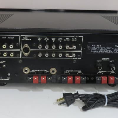 SANSUI AU-999 INTEGRATED AMPLIFIER WORKS PERFECT SERVICED FULLY RECAPPED image 10
