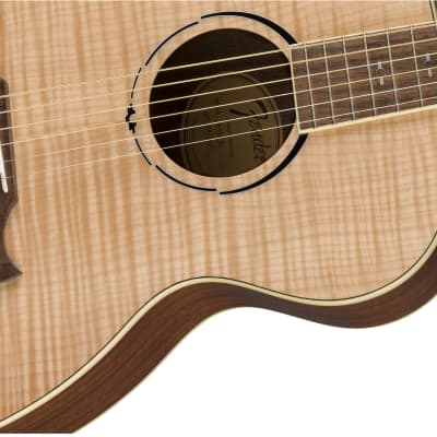 Fender FA-235E Concert Acoustic Electric Guitar, Laurel FB, Natural image 12