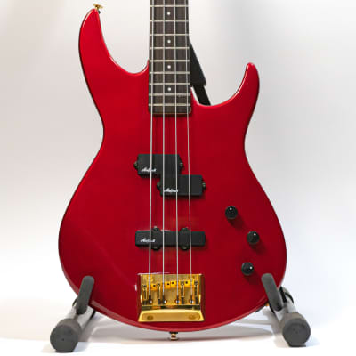 1991 Aria Pro II Viper Series Bass Electric Bass - MIJ - Red image 1