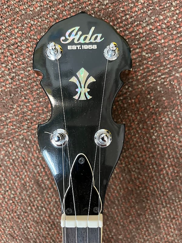 70's Iida 5-string banjo model 229 w/hard case Bild 1