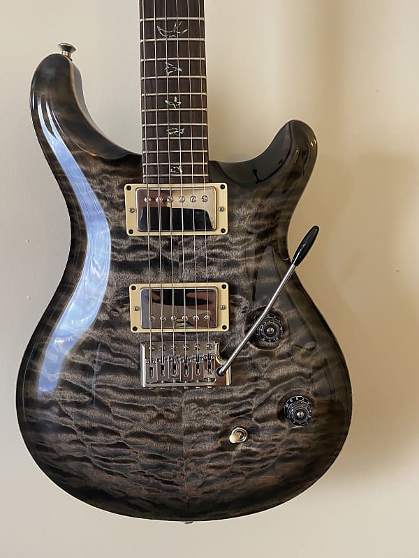 Paul Reed Smith Custom 24 5708 2008 Charcoal Burst 10 Top QUILT ...