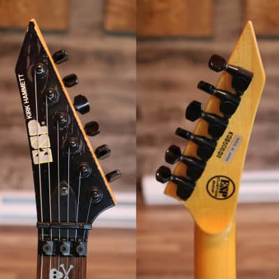 2005 Custom Shop ESP Kirk Hammett Signature KH-2 Factory aged / Signed Artwork by Metallica image 15