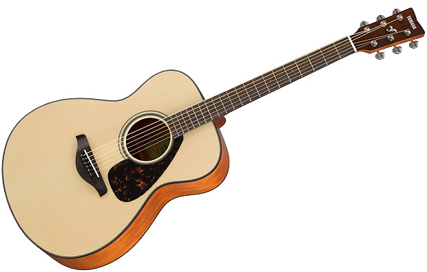 Yamaha FS800 Solid Sitka Spruce Top, Nato Back and Sides Folk Size Acoustic Guitar, Natural image 1