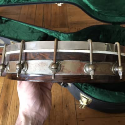 Unmarked 5-String Bracket Band Banjo, probably Buckbee, 1880s image 7