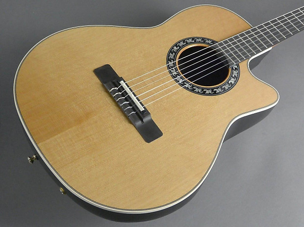 Ovation Timeless Classic Nylon Acoustic-Electric Guitar - Natural