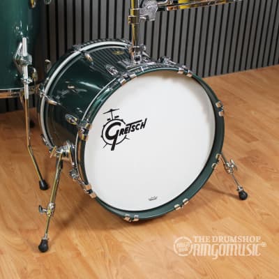 Gretsch Usa Custom Cadillac Green Gloss 18" - 12" - 14" 3pcs image 5