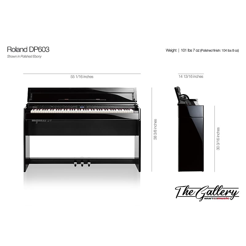 ROLAND DP603BK 2019年製 Roland - DP603 | Digital Piano