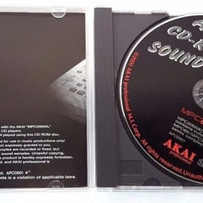 Akai CD Rom Sound Library MPC2000XL Volume 1 - Vol 1 - CD-Rom MPC 2000XL image 4