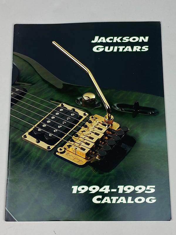 Jackson Guitars Catalog 1994/95 Reverb