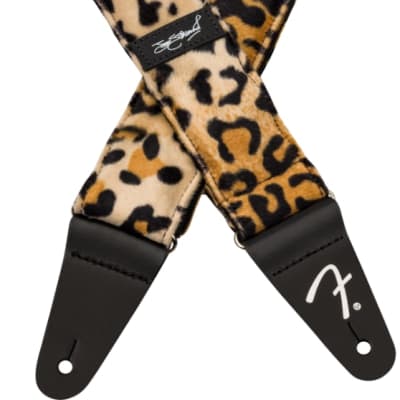 Fender Joe Strummer Signature Faux-Fur Leopard Print Guitar Strap