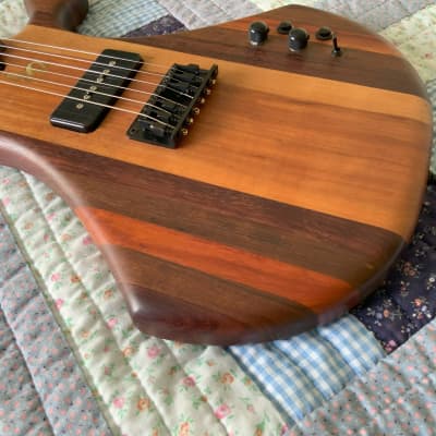 Stunning Woods JD Guitars KS-2 Cherry, Purpleheart, Walnut & African Padauk image 2
