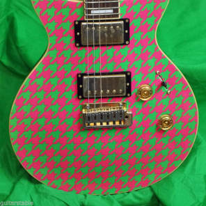 ESP Edwards Knight Model Pink & Green Extremely Rare Awesome