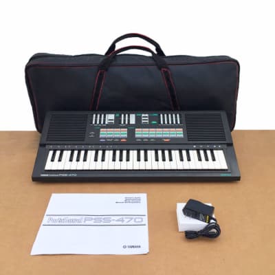 YAMAHA ヤマハ PortaSound PSS-470 Yamaha PortaSound PSS 470 Key Digital Synthesizer for sale