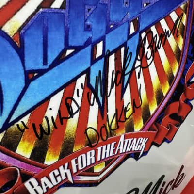 "Wild" Mick Brown's Dokken, Custom 1980s Tama Artstar II 4-Piece Set. 26", 18", 16", 14". image 5