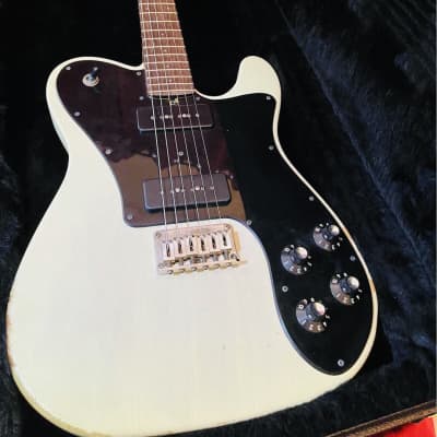 Friedman Vintage T P90 Electric Guitar  Vintage Blonde image 1