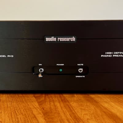 Audio Research PH3 All-Tube Phono Preamplifier Mid-90s Black image 1