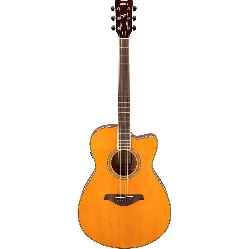 Mint Yamaha FSC-TA TransAcoustic Acoustic Electric Guitar, Spruce Top, Vintage Tint image 1