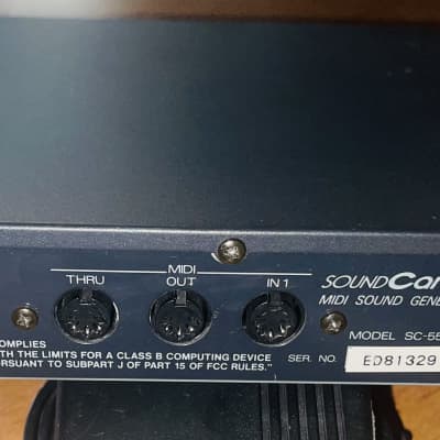 Roland Sound Canvas SC-55 MIDI Sound Generator | Reverb