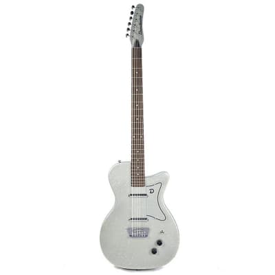 Danelectro '56 Baritone Guitar - Silver Metal Flake image 2