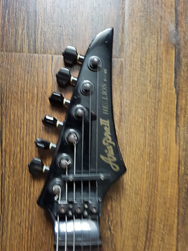 Aria Pro II Hellion R Superstrat 1980s Black :: STOCK SaLE