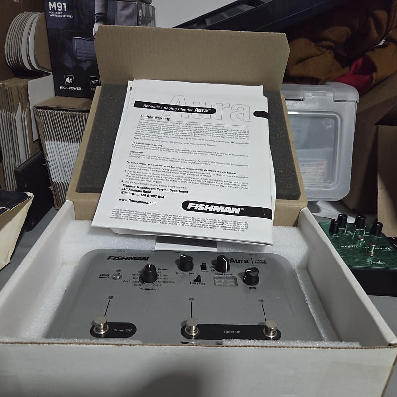 Fishman Aura AST Acoustic Imaging Blender 2010s - Silver