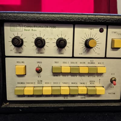 ELI CR-7030 CompuRhythm Beat Box Drum Machine (RARE, READ - soundclips available)) image 1