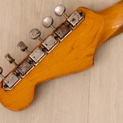 1965 Fender Stratocaster Vintage Electric Guitar Sunburst w/ 1964 Neck Date, Case image 6