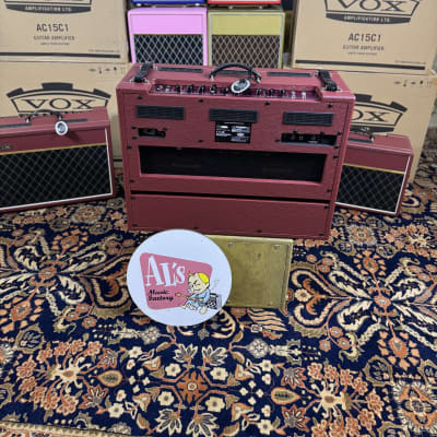 Vox AC30C2-CVR Custom Limited Edition 2-Channel 30-Watt 2x12" Guitar Combo Classic Vintage Red image 7