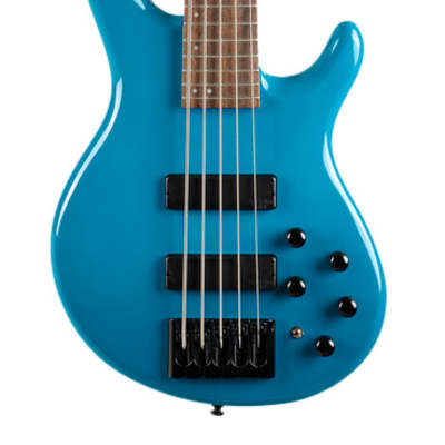 Cort Artisan C5 Deluxe - Candy Blue, Bartolini® MK-1 Pickups,   Markbass® MB-1 Preamp for sale