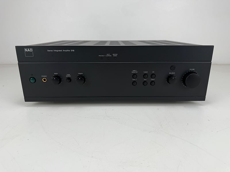NAD 319 Stereo Integrated Amplifier - 125 watts into 8 Ohm - With manuals  			