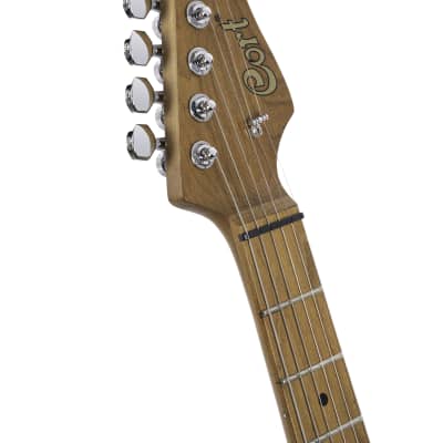 Cort G290 FAT II G Series Alder Body Flamed Maple Top Roasted Maple Neck 6-String Electric Guitar image 4