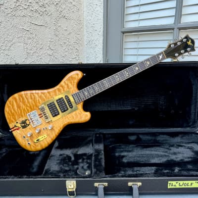 Robert Rusch Jerry Garcia Wolf Guitar Replica image 11