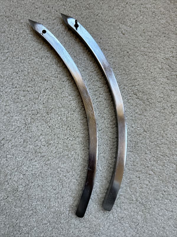 Ludwig Pair (two) Bass drum spur legs Larger 1/2” version Reverb