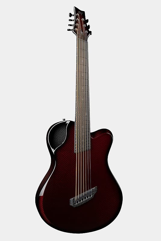 Emerald X20-7 String | 7-string carbon fiber electric/acoustic guitar image 1