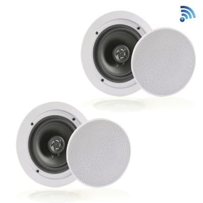 Pyle Home PDICBT852RD Bluetooth Ceiling/Wall Speakers (8 Inch, 250 Watts) image 2